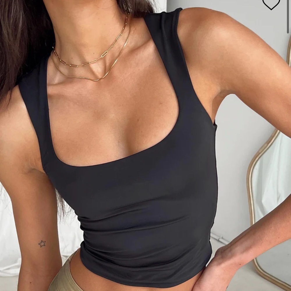 Princess Polly Zoe Tank Black